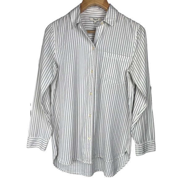 Madewell Tops - Madewell Striped Classic Ex-Boyfriend Long Sleeve Button Down Shirt | Size: S